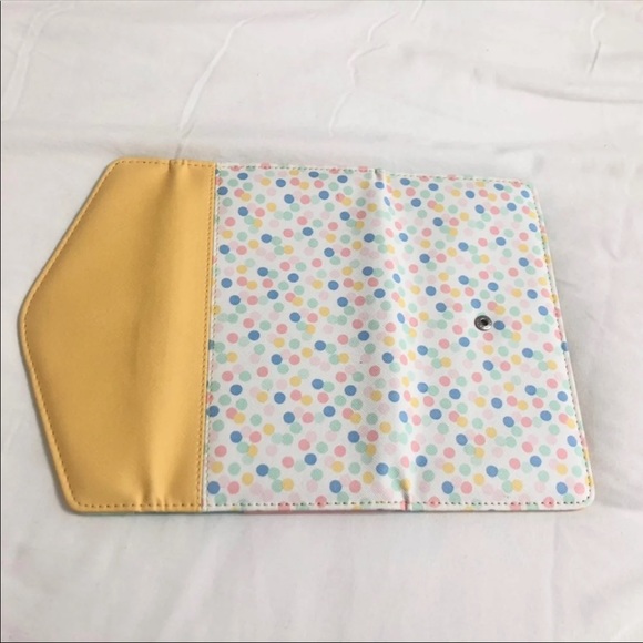 Colorful Pastel Polka Dot Clutch Wallet - Picture 3 of 11